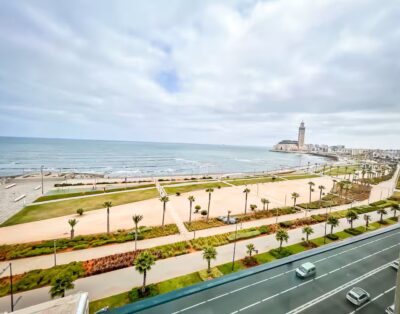 Appartement en face de la mer et mosquée Hassan 2